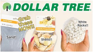 3 GLAM Coastal Wall Decor DIYs Using Dollar Tree Items | Seashells, Sand & More