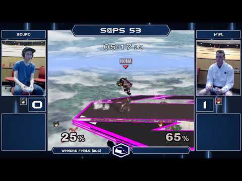S@PS 53 Melee Singles - Soupo (Marth) vs MWL (Red Marth) - Winners Finals