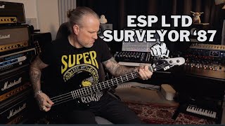 Video thumbnail for ESP LTD Surveyor '87 Bass | Faithful Recreation from ESP's 1987 Catalog by Euge Valovirta