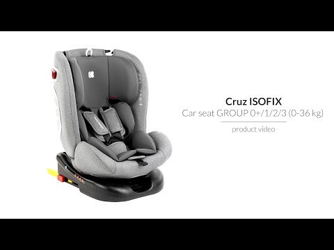 Стол за кола 0-1-2-3 (0-36 кг) Cruz Light Grey 2020 Kikkaboo  2