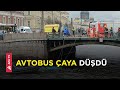 Sankt-Peterburqda çaya düşən avtobusun sərnişinlərini xilas etməyə çalışırlar – APA TV