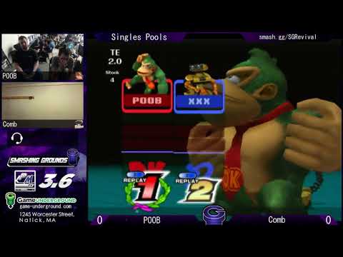 SG Revival PM - POOB (Donkey Kong) vs. Comb (R.O.B.) - Project M Pools