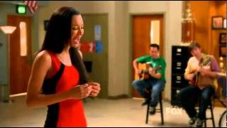 Glee-Santana singing for Finn (If I die young)