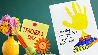 🌸 Teacher’s Day Special DIY | Easy Handmade Card Idea