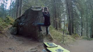 Video thumbnail of Eckstein, 5a. Magic Wood