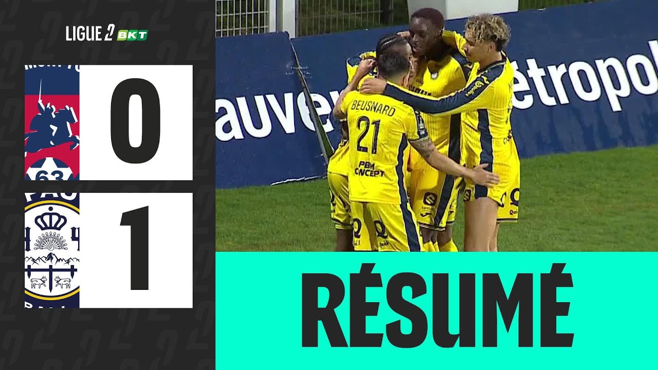 Clermont Foot vs Pau Highlights