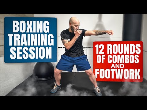 12 Round Boxing Training Session | Combos and Footwork