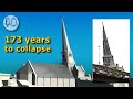A slow motion topple | Steeple Collapse New London, CT