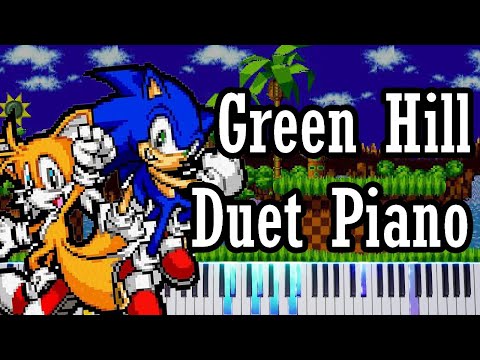 Sonic The Hedgehog OST / Green Hill Zone / Piano Tutorial / Notas Musicales  