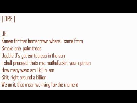 Kendrick Lamar - The Recipe Ft. Dr. Dre Lyrics