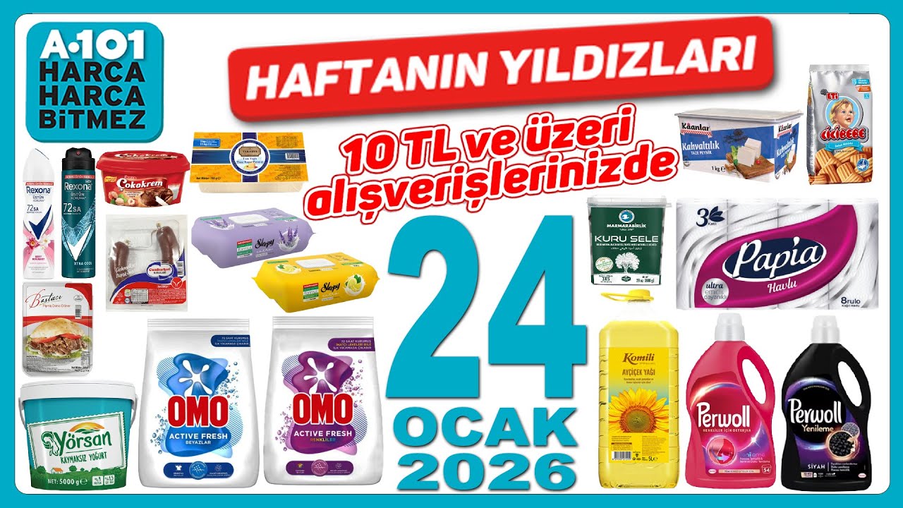 A101 January 24, 2026 | Discounted Cleaning and Food Products | A101 Discounts This Week | A101 M...