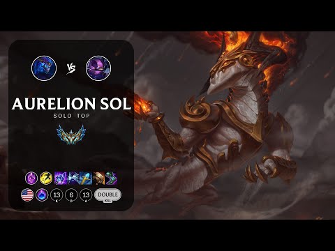 Aurelion Sol Top vs Kennen - NA Challenger Patch 13.6