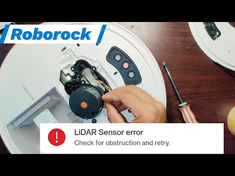 Roborok  | error 1 | LiDAR sensor error | Solved A step-by-step