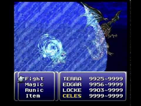 Final Fantasy VI Summons (SNES) - Bahamut