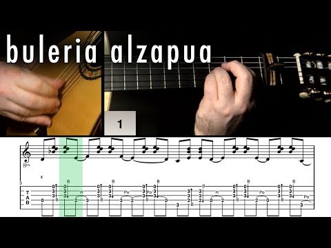 Flamenco Guitar 102 - 09 Buleria Alzapua