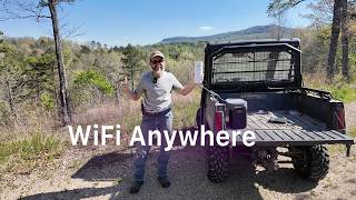 Beaming WiFi Through the Ozark mountains: UeeVii Wireless Bridge off-grid homestead Extreme Test