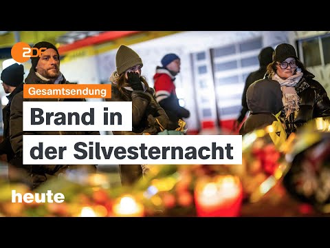 heute 19 Uhr vom 01.01.2026 Brand Silvesternacht, Böllerverbot Niederlande, Euro in Bulgarien