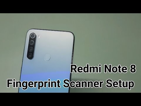 Redmi Note 8 Fingerprint Scanner Setup & Working
