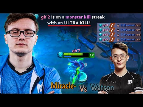 Miracle- shows why Watson's Last Pick LUNA is a Mistake Vs his BEST HERO