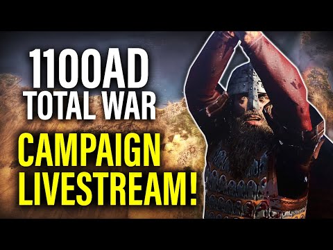 NEW CRUSADES MECHANIC ROME 2 1100AD MOD LIVE! - Total War Live Mod Gameplay