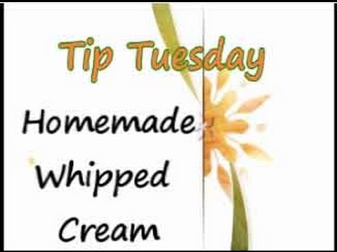 ホームメイドホイップクリーム - クリームをホイップする方法｜カレーのヒント火曜日を教えてください (Homemade Whipped Cream - How to Whip Cream | Show Me The Curry Tip Tuesday)