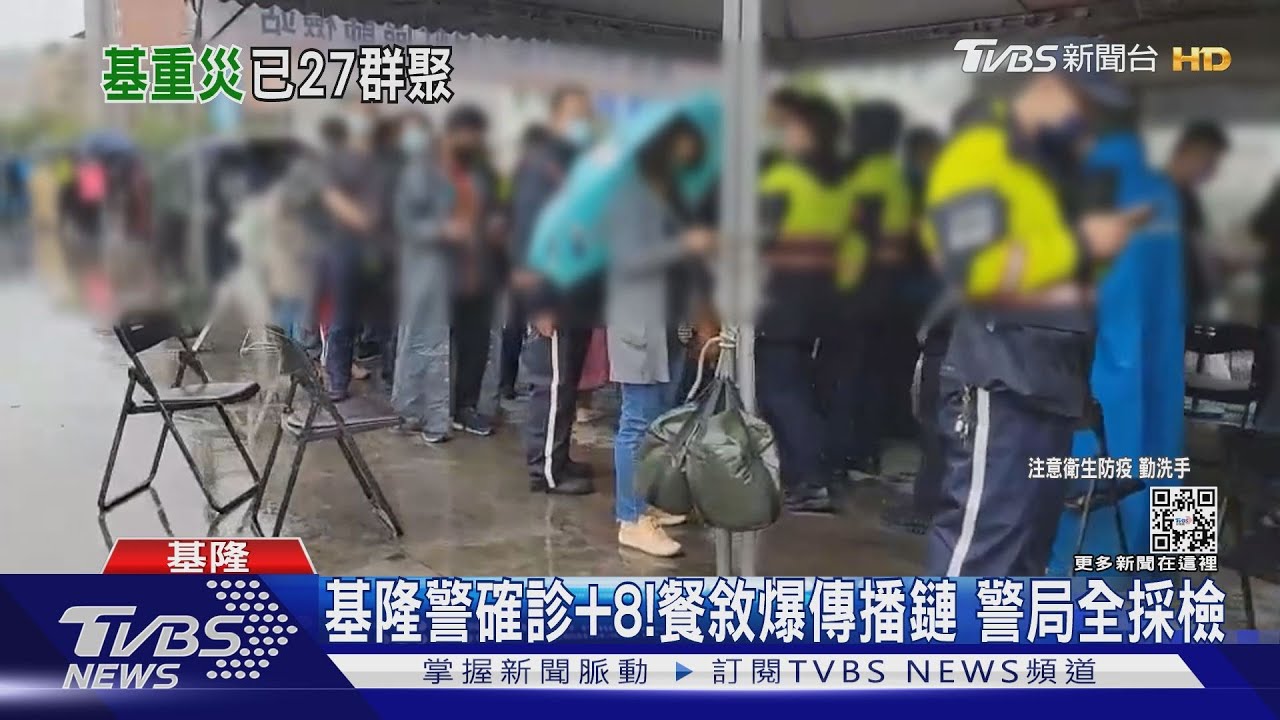 基隆警確診+8!餐敘爆傳播鏈 警局全採檢