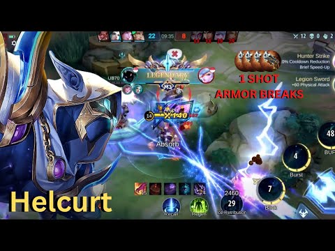 ARMOR BREAKER | Helcurt best build 2023 | Helcurt Build Top 1 Global | Mobile Legends | MLBB