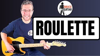 Bruce Springsteen - Roulette guitar lesson