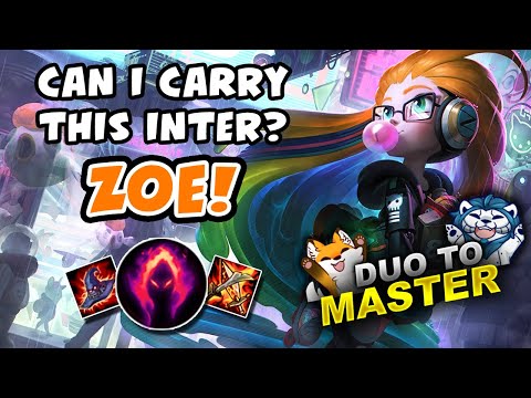 CAN I CARRY THIS INTER WITH ZOE?! DUO TO MASTER - VICKSY | League of Legends