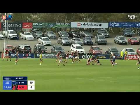 SANFL Snapshot - South's Hayden Sampson reflex snap goal