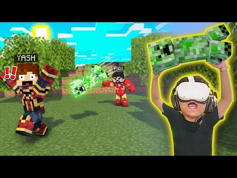 Minecraft But You Can Throw Mobs in VR!