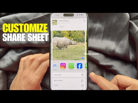 Cómo personalizar las aplicaciones en la hoja de compartir de iOS