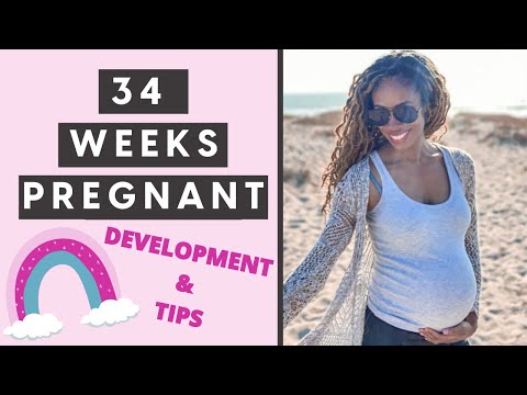 34TH WEEK OF PREGNANCY // Update, What To Expect, And Pregnancy Tips For The Third Trimester
