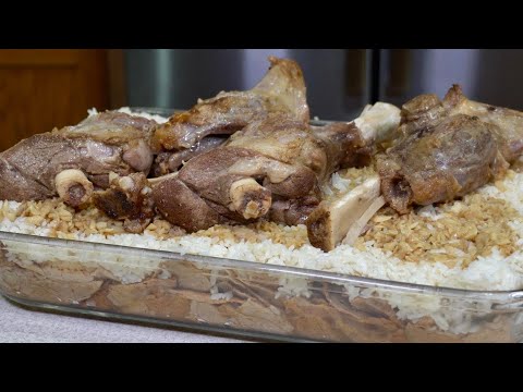 Traditional Egyptian Fattah and Lamb Shank Recipe