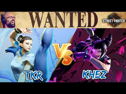 CAN YOU BEAT DRIVE RUSH? TKR (Chun-Li) vs Khez (Juri) FT7 - WANTED