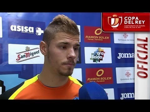 Entrevista a Fran Perales tras el UE Lleida (1-2) Real Betis - HD