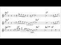 Blues Walk - Easy Solo Example for Alto Sax