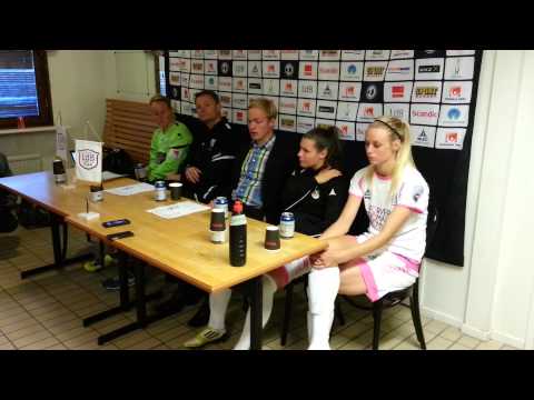 presskonferans LdB FC vs Kopparbergs/Göteborg FC 3-1  (1-0) 2013-06-04