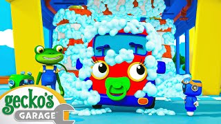 Car Wash Capers | Gecko's Garage | Cartoons For Kids | Toddler Fun Learning