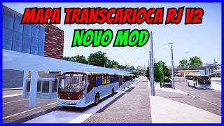 ????Gameplay Novo Mod | Mapa Transcarioca RJ V2 Recreio Update | Linha 856 | Proton Bus Simulator
