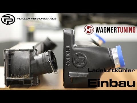 Projektauto BMW 135i: Einbau des Wagner-Tuning Ladeluftkühler | Plazza-Performan