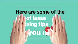 End of Lease Cleaning Tips by Experts to Help Get Your Bond Back