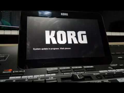 Korg PA4X OR MG . how to install OS + Program