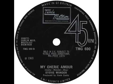 UK New Entry 1969 (140) Stevie Wonder - My Cherie Amour