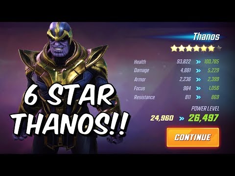 25x Infinity Orb Opening & 6 Star Thanos Unlock! - Marvel Strike Force