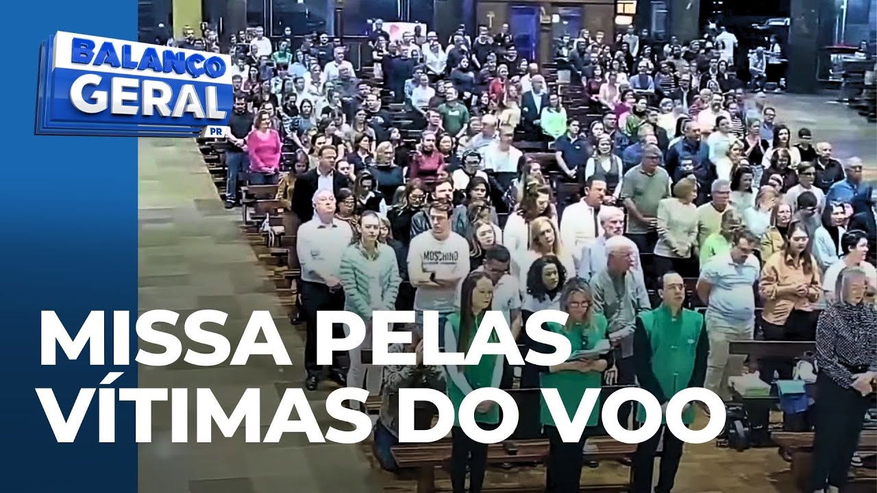 Voo 2283: Chegada de mais 12 corpos das vítimas a Cascavel e Missa de Sétimo Dia