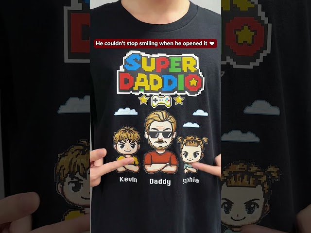 Vídeo relacionado con Novedad Super Daddio Camiseta divertida Camiseta Camiseta