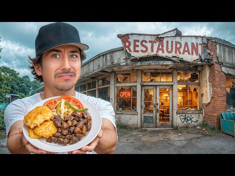 Eating SKETCHY Restaurants For 24 Hours...