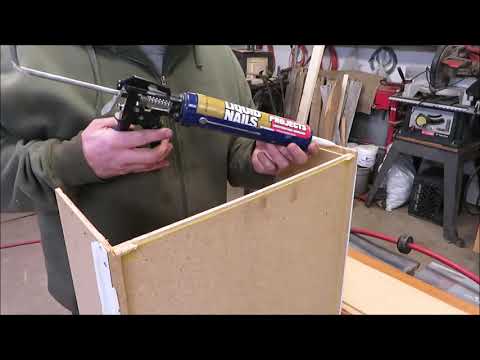 how to fix particle wood cabinet door