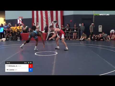 2018 FS WTT Challenge/UWW Juniors 74 Semi-Finals - Travis Wittlake Jr. (Team) Vs. Mehki Lewis (SER